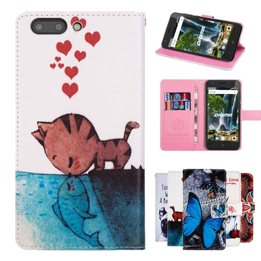 GUCOON Cartoon Wallet Case for Digma VOX E502 4G 5.0inch Fashion PU Leather Lovely Cool Cover Cellphone Bag Shield
GUCOON Cartoon Wallet Case for Digma VOX E502 4G 5.0inch Fashion PU Leather Lovely Cool Cover Cellphone Bag Shield