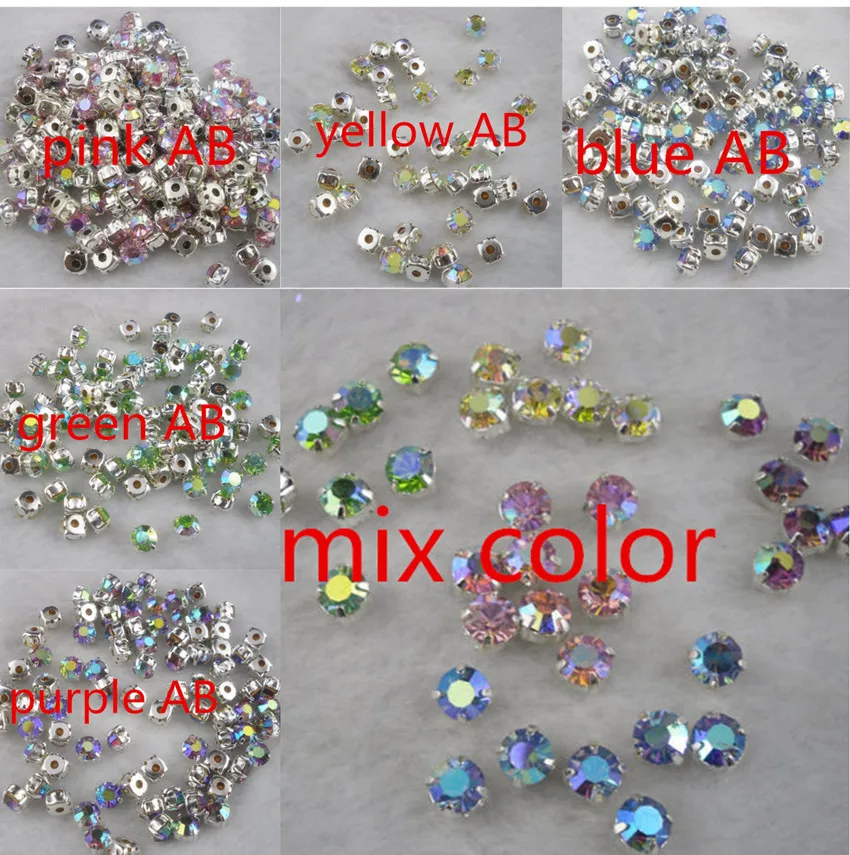 SS30 bottom hole round faceted 6mm glass AB Crystal silver cup flat back Rhinestone clothing applique sew on choose color 20pcs
SS30 bottom hole round faceted 6mm glass AB Crystal silver cup flat back Rhinestone clothing applique sew on choose color 20pcs
