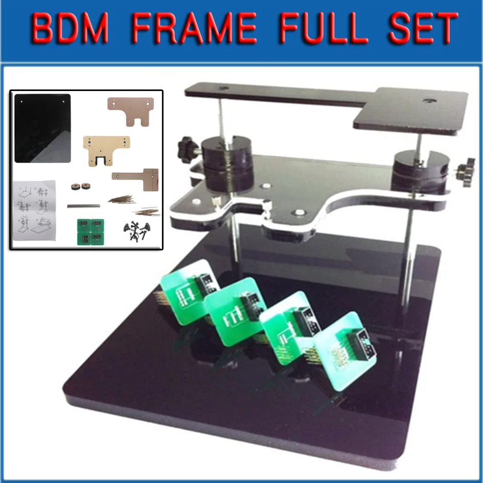 2019 BDM FRAME BDM Table with Adapters Set fit for BDM100 programmer/ CMD for FGTECH
2019 BDM FRAME BDM Table with Adapters Set fit for BDM100 programmer/ CMD for FGTECH