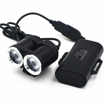 New 5000LM 2x XM-L T6 White LED Waterproof Aluminum Alloy Front Bicycle Light Bike Headlamp Headlight Lamp Cycling Lights
New 5000LM 2x XM-L T6 White LED Waterproof Aluminum Alloy Front Bicycle Light Bike Headlamp Headlight Lamp Cycling Lights