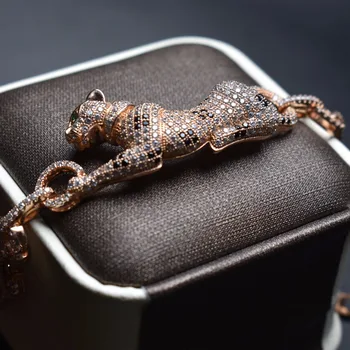 Fine Jewelry Real 925 Sterling Silver s925 Solid Silver High Chic and Top Fashion Leopard Female Bracelets Christmas Gift 
Fine Jewelry Real 925 Sterling Silver s925 Solid Silver High Chic and Top Fashion Leopard Female Bracelets Christmas Gift