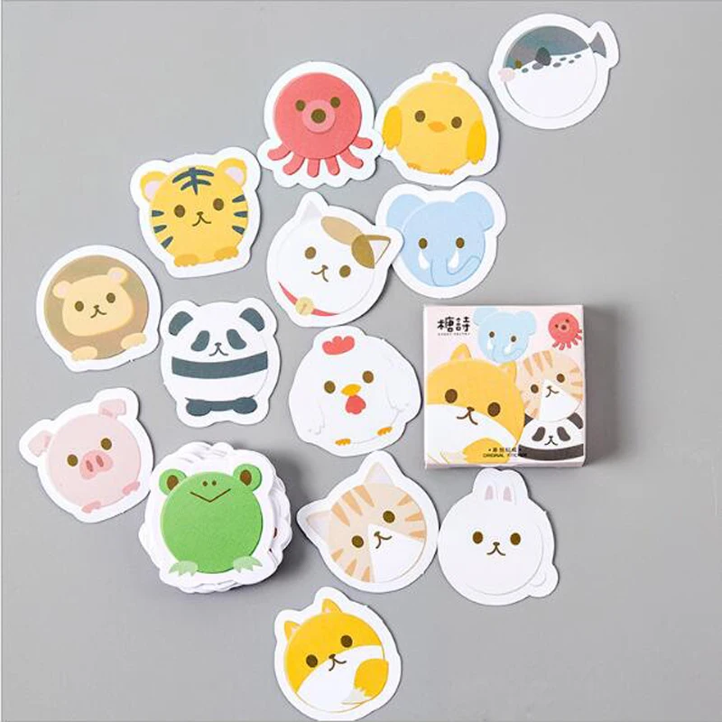 45 pcs/box Cartoon Fat Animals Cute Pet paper Sticker Decoration DIY Diary Scrapbooking Sticker Children's Favorite Stationery
45 pcs/box Cartoon Fat Animals Cute Pet paper Sticker Decoration DIY Diary Scrapbooking Sticker Children's Favorite Stationery