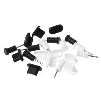 10 Sets Charging Port Micro USB Plug Protection 3.5mm Earphone Jacksets Dustproof SIM Card Removal Tool for Android Smart Phone
10 Sets Charging Port Micro USB Plug Protection 3.5mm Earphone Jacksets Dustproof SIM Card Removal Tool for Android Smart Phone