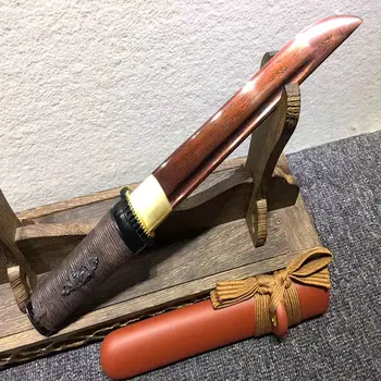 Folded-Forging Full Tang Damascus Steel Red Blade Sharp Tanto Japanese Wakizashi Sword Samurai Katana
Folded-Forging Full Tang Damascus Steel Red Blade Sharp Tanto Japanese Wakizashi Sword Samurai Katana