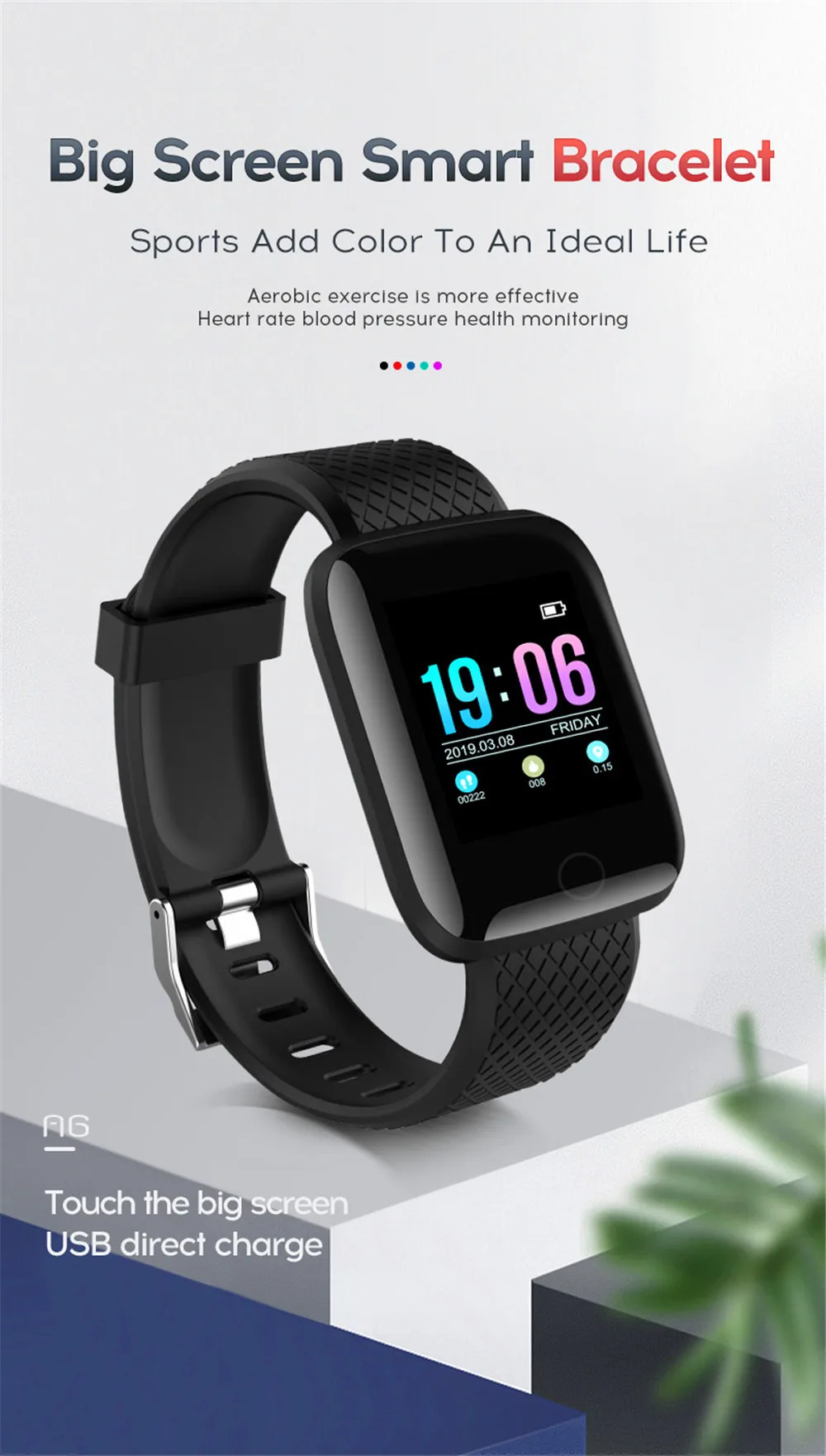 2-130435- Smart Watch Men Blood Pressure Waterproof Smartwatch Women Heart Rate Monitor Fitness Tracker Watch GPS Sport For Android IOS