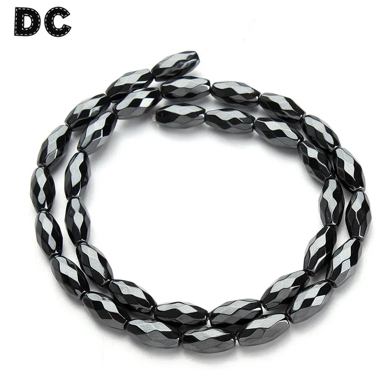DC 1strand/lot Faceted Section Black Oval Hematite Beads 6*12/5*8/4*6mm for Jewelry Making Findings Diy Bracelet Necklace
DC 1strand/lot Faceted Section Black Oval Hematite Beads 6*12/5*8/4*6mm for Jewelry Making Findings Diy Bracelet Necklace