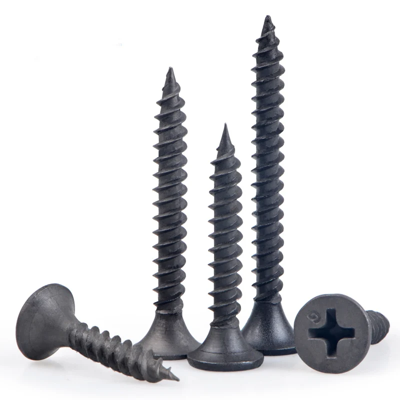 Phillips Flat Head Cross Recessed Thread Drywall Screws Ash Phosphorus Countersunk Self-Tapping Wood Screw Bolt Black
Phillips Flat Head Cross Recessed Thread Drywall Screws Ash Phosphorus Countersunk Self-Tapping Wood Screw Bolt Black