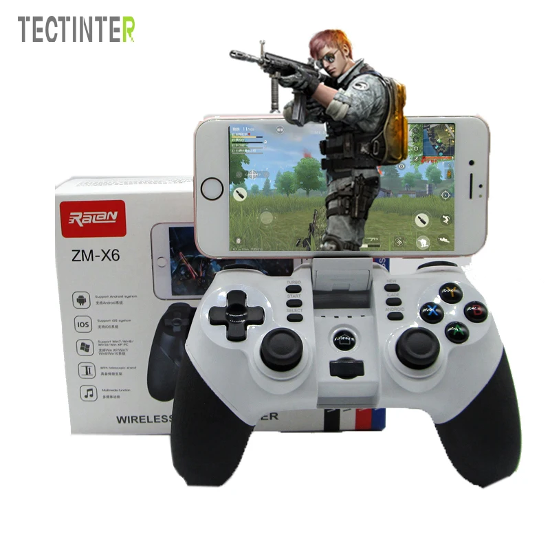 2.4G Wireless Bluetooth Controller Gamepad Joystick For PS3 Game console For Android /iOS Cellphone For Windows PC Laptop
2.4G Wireless Bluetooth Controller Gamepad Joystick For PS3 Game console For Android /iOS Cellphone For Windows PC Laptop