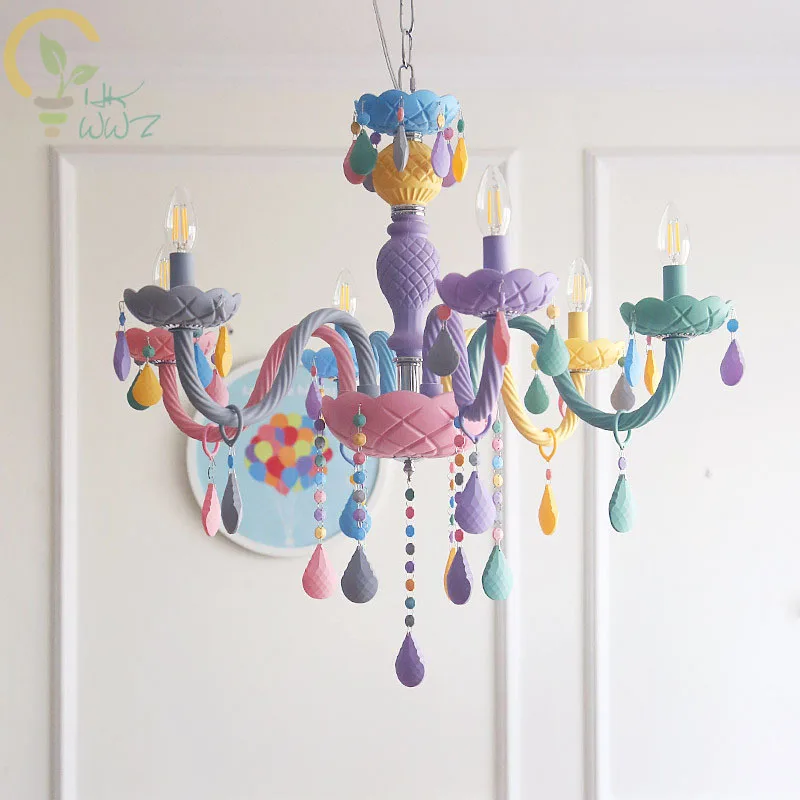Modern Colourful Crystal Chandelier Living Room lustres de cristal Decoration Children's Chandeliers Home Lighting Indoor Lamp
Modern Colourful Crystal Chandelier Living Room lustres de cristal Decoration Children's Chandeliers Home Lighting Indoor Lamp