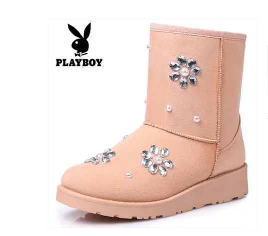 Playboy 2018 winter new snow floor shoes women plus velvet warm sports board shoes sleeve broken flowers women's shoes 
Playboy 2018 winter new snow floor shoes women plus velvet warm sports board shoes sleeve broken flowers women's shoes