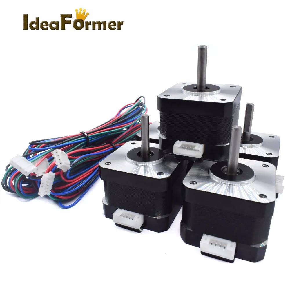 5pcs 3D Printer Nema 42 bipolar Stepper Motor For RepRapMotor 0.4A 34mm height 4 leads 42BYGH34H-23D High Quality
5pcs 3D Printer Nema 42 bipolar Stepper Motor For RepRapMotor 0.4A 34mm height 4 leads 42BYGH34H-23D High Quality