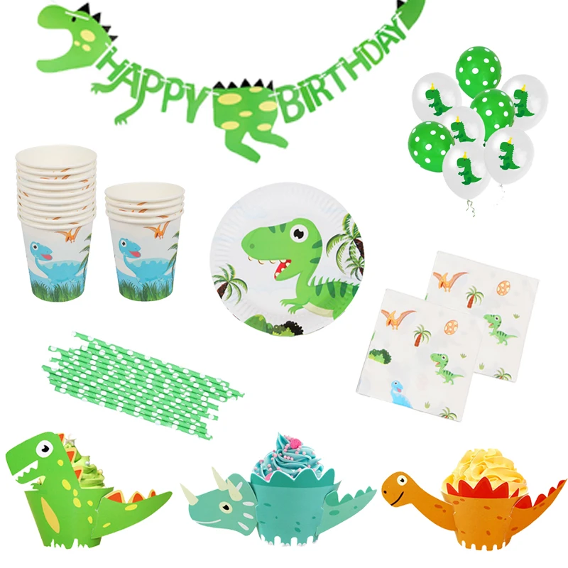 Dinosaur Theme Party paper cup plate napkin banner straw tablecloth baby shower birthday party Decor jungle Theme Party supply
Dinosaur Theme Party paper cup plate napkin banner straw tablecloth baby shower birthday party Decor jungle Theme Party supply