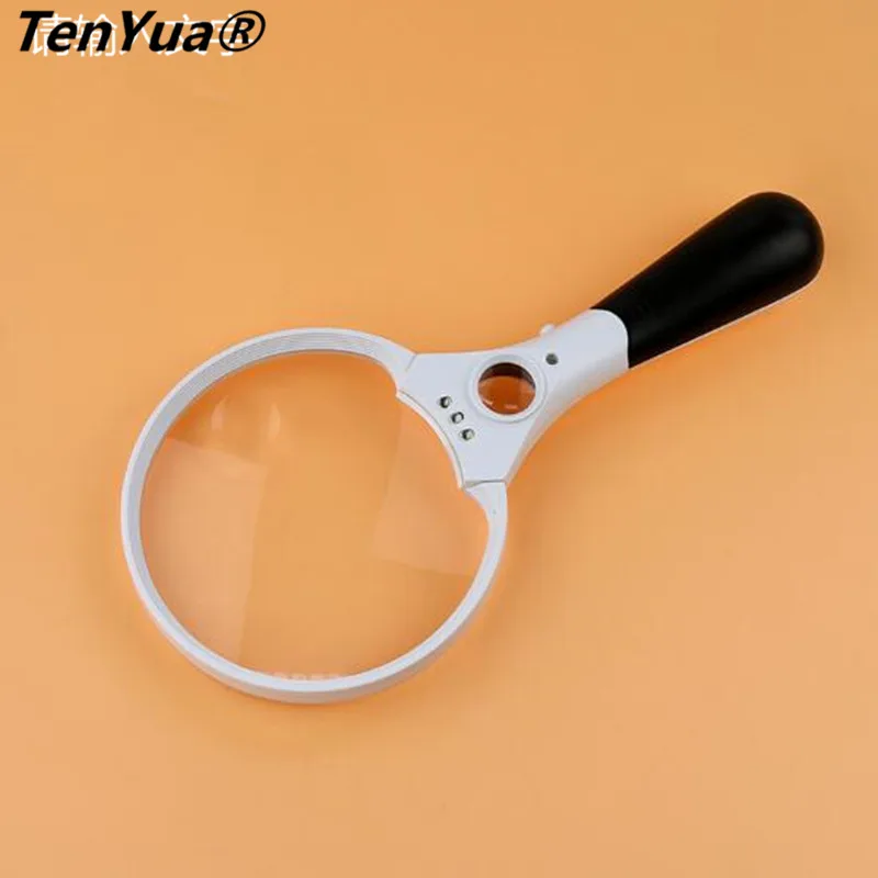 TenYua 3 Mirrors 3 LEDs Lamp 137 MM Large Mirror Reading Magnifying Glass Magnifier
TenYua 3 Mirrors 3 LEDs Lamp 137 MM Large Mirror Reading Magnifying Glass Magnifier