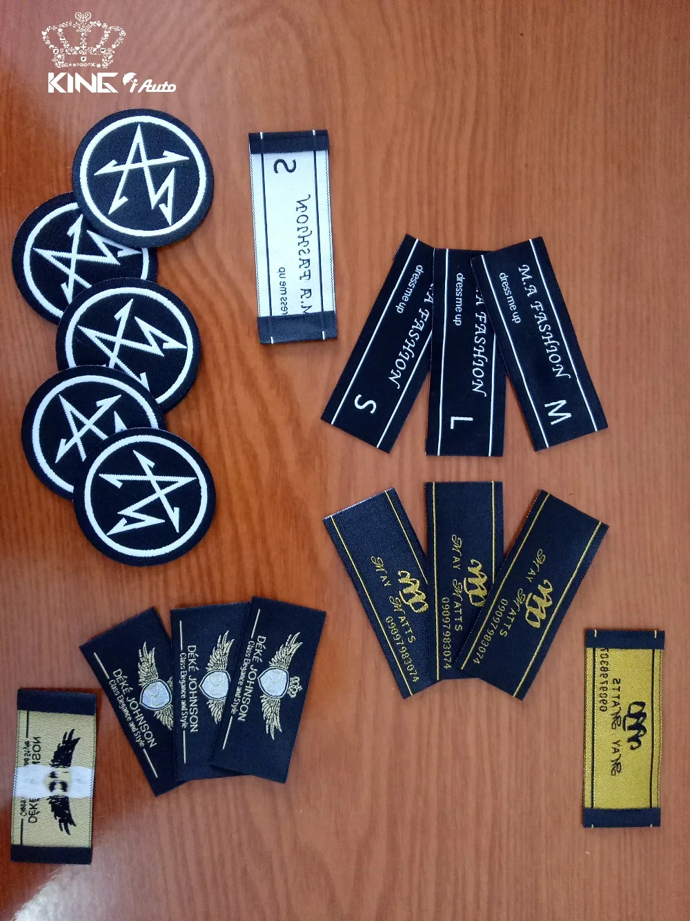 Customize design or brand garment woven labels/embroidered patch/ paper hang tag/ with cut and fold/200pcs a lot/ free shipping
Customize design or brand garment woven labels/embroidered patch/ paper hang tag/ with cut and fold/200pcs a lot/ free shipping