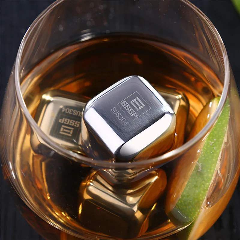 Bar Accessories 4PCS/8PCS Stainless Steel 304 Whisky Stones Ice Cubes Whiskey Cooler Rocks,Ice Stone With Plastic Box Wine bag
Bar Accessories 4PCS/8PCS Stainless Steel 304 Whisky Stones Ice Cubes Whiskey Cooler Rocks,Ice Stone With Plastic Box Wine bag