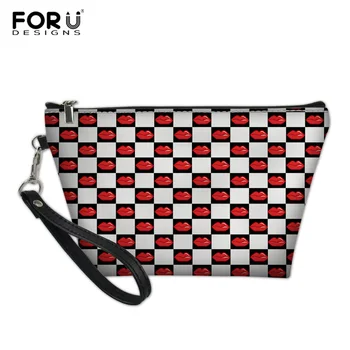 FORUDESIGNS Red Lip Print Organizer Cosmetic Bag Female PU Leather Make Up Pouch Neceser Toiletry Washing Bath Organizer Pouch
FORUDESIGNS Red Lip Print Organizer Cosmetic Bag Female PU Leather Make Up Pouch Neceser Toiletry Washing Bath Organizer Pouch