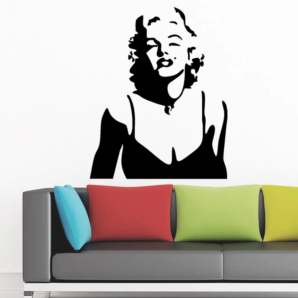 fashion women Marilyn Monroe removable wall sticker home decal living room bedroom decor wallpaper girls bedroom decorative
fashion women Marilyn Monroe removable wall sticker home decal living room bedroom decor wallpaper girls bedroom decorative