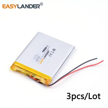 3pcs /Lot 485559 1600mAh 3.7v lithium Li ion polymer rechargeable battery For MP3 MP4 GPS Digital Products battery pack
3pcs /Lot 485559 1600mAh 3.7v lithium Li ion polymer rechargeable battery For MP3 MP4 GPS Digital Products battery pack