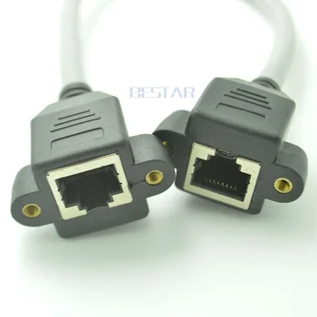 OD7.0 30cm 1ft 8P8C RJ45 Cat7 cat6 Cat 5e Female to Female Lan Ethernet Network Extension connector Cable with Panel Mount Holes
OD7.0 30cm 1ft 8P8C RJ45 Cat7 cat6 Cat 5e Female to Female Lan Ethernet Network Extension connector Cable with Panel Mount Holes