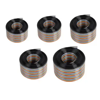 1M /2M /3M /4M /5M Flat Rainbow Ribbon Cable 20P 40P Flat Color Wire 1.27mm Spacing Pitch for PCB High Quality
1M /2M /3M /4M /5M Flat Rainbow Ribbon Cable 20P 40P Flat Color Wire 1.27mm Spacing Pitch for PCB High Quality