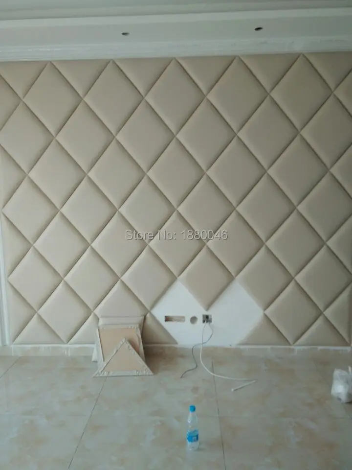 Custom made Europe Style 3D Diamond leather panel wall leather panels acoustic panel Home decoration sofa TV Room for wall
Custom made Europe Style 3D Diamond leather panel wall leather panels acoustic panel Home decoration sofa TV Room for wall