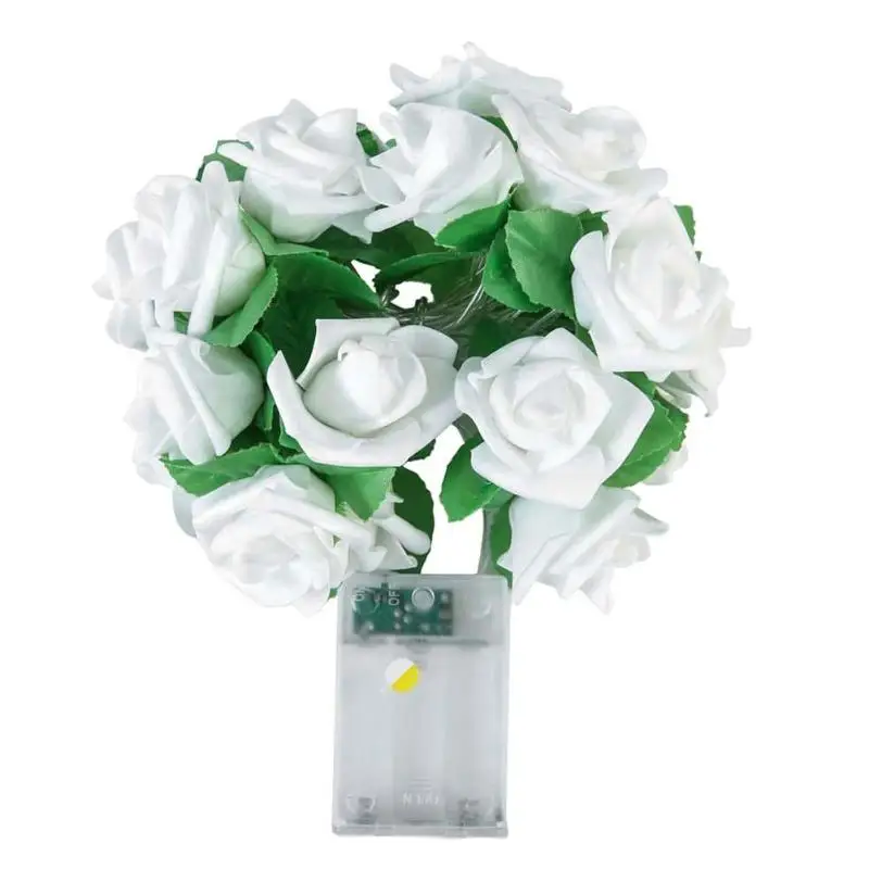 Creative Romantic 20LED Rose Flower Night Lamp Home Holiday Festival Party Lights Decorations Light Accessories 
Creative Romantic 20LED Rose Flower Night Lamp Home Holiday Festival Party Lights Decorations Light Accessories