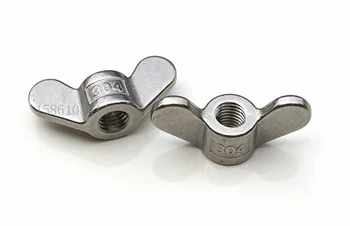 M8 5pcs/lot ss304 stainless steel ingot wing nuts hand tighten nuts wing ear nuts hardware
M8 5pcs/lot ss304 stainless steel ingot wing nuts hand tighten nuts wing ear nuts hardware