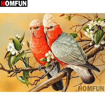 HOMFUN Full Diamond Embroidery Diy 5D Diamond Painting Cross Stitch "Animal parrot" Full Drill Home Room Decor A20165
HOMFUN Full Diamond Embroidery Diy 5D Diamond Painting Cross Stitch "Animal parrot" Full Drill Home Room Decor A20165