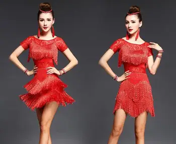 2017 new Fringe tassel sequin latin cha cha dance practice dance dress black,purple,blue,pink,red
2017 new Fringe tassel sequin latin cha cha dance practice dance dress black,purple,blue,pink,red