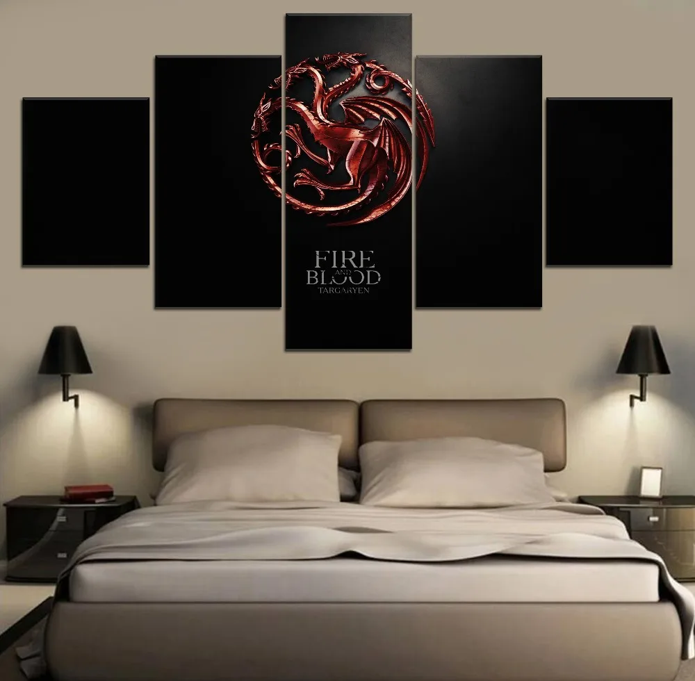 Canvas HD Print Modular Poster 5 Pieces Game of thrones Movie Painting Modern Wall Art Home Decorative Picture Framework Artwork
Canvas HD Print Modular Poster 5 Pieces Game of thrones Movie Painting Modern Wall Art Home Decorative Picture Framework Artwork