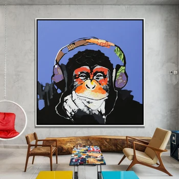 Hand Painted Wall Art Picture Oil Painting On Canvas High Quality Paintings Thinking Monkey Large Decoration For Living Room
Hand Painted Wall Art Picture Oil Painting On Canvas High Quality Paintings Thinking Monkey Large Decoration For Living Room