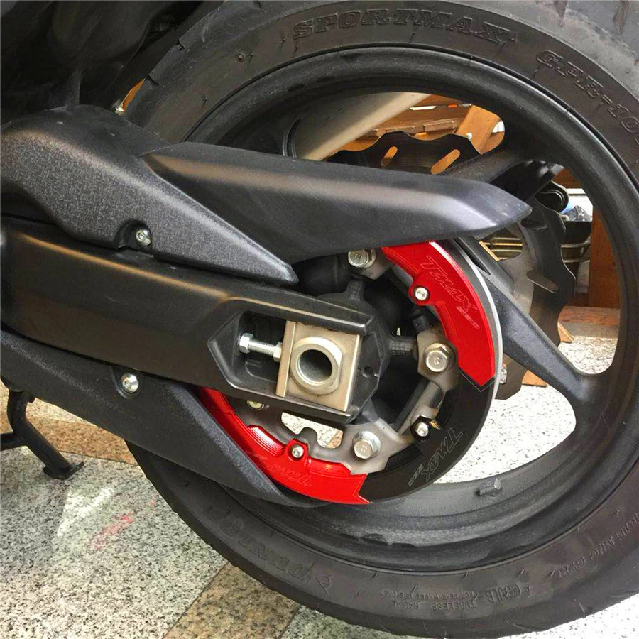 

CNC Aluminum Motorcycle Accessorie Transmission Belt Pulley Cover Blue Black For yamaha TMAX 530 Tmax530 SX/DX 2017 2018 2019