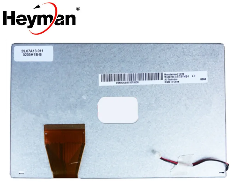 Heyman 7 inch 800*480 A070VW04 V.0 LCD display screen panel Car navigation DVD display
Heyman 7 inch 800*480 A070VW04 V.0 LCD display screen panel Car navigation DVD display