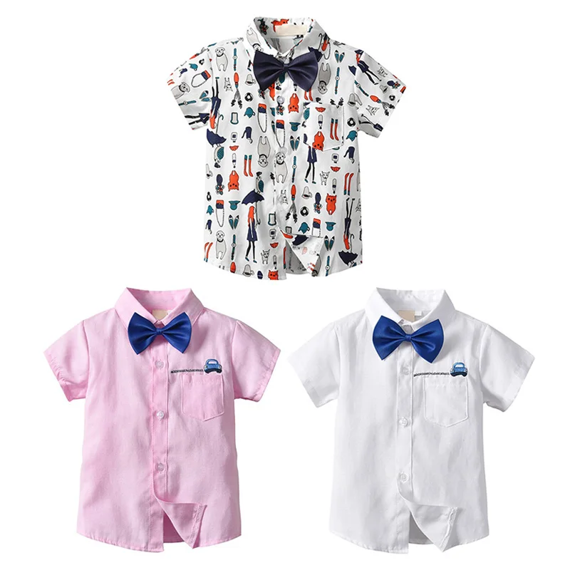 Children Boys Shirts Summer Kids Baby Shirt For Boy Short Sleeve Tees Tops Child Printed Clothing Boys Clothes 1-6Y
Children Boys Shirts Summer Kids Baby Shirt For Boy Short Sleeve Tees Tops Child Printed Clothing Boys Clothes 1-6Y