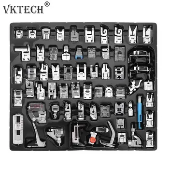 32/62/72pcs Multi-functional Domestic Sewing Machine Presser Foot Set Sewing Machine Accessories for Brother Singer Janome
32/62/72pcs Multi-functional Domestic Sewing Machine Presser Foot Set Sewing Machine Accessories for Brother Singer Janome
