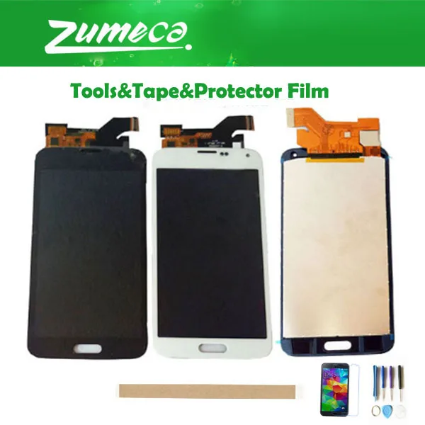 For Samsung Galaxy S5 i9600 G900 G900M G900F SM-G900F Samsung I9600 LCD Display+Touch Screen Digitizer White Black Color+Kits
For Samsung Galaxy S5 i9600 G900 G900M G900F SM-G900F Samsung I9600 LCD Display+Touch Screen Digitizer White Black Color+Kits