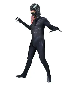 2018 Venom Spider Movie Version Superhero Spandex Zentai Bodysuit Halloween Cosplay Party suit free delivery
2018 Venom Spider Movie Version Superhero Spandex Zentai Bodysuit Halloween Cosplay Party suit free delivery