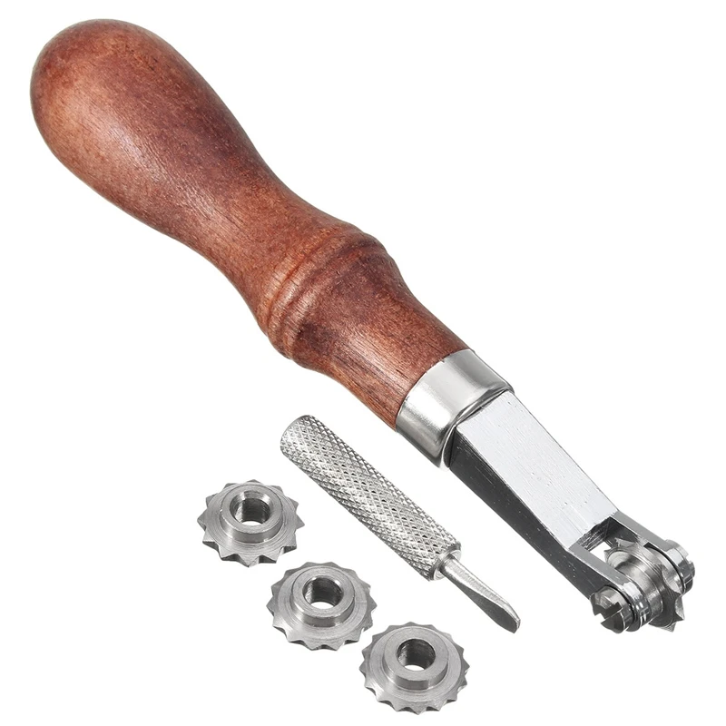 New Stainless Steel Leather Paper Overstitch Punching Wheel Gear Roulette Spacer Sewing Craft Tool New DIY Tools Accessories
New Stainless Steel Leather Paper Overstitch Punching Wheel Gear Roulette Spacer Sewing Craft Tool New DIY Tools Accessories