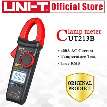 Digital Clamp Meters UNI-T UT213B 400A Voltage Resistance Capacitance Multimeter Temperature Auto Range multimetro Diode trueRMS
Digital Clamp Meters UNI-T UT213B 400A Voltage Resistance Capacitance Multimeter Temperature Auto Range multimetro Diode trueRMS