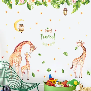 160*180CM Large Giraffe Kids Rooms Home Decor Wall Stickers DIY Cartoon Animal Baby Nursery Decoration Poster
160*180CM Large Giraffe Kids Rooms Home Decor Wall Stickers DIY Cartoon Animal Baby Nursery Decoration Poster