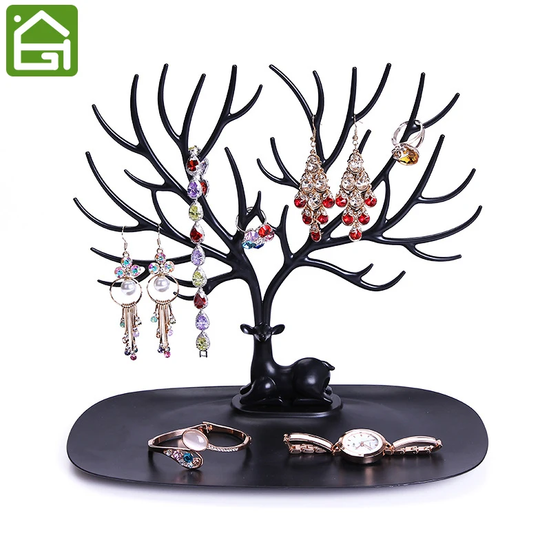 Antler Shape Jewelry Storage Rack Display Organizer for Neclace Earrings Bracelet Watches Rings Plastic Storage Hanger
Antler Shape Jewelry Storage Rack Display Organizer for Neclace Earrings Bracelet Watches Rings Plastic Storage Hanger