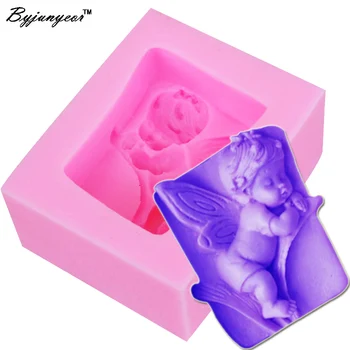 Byjunyeor S013 Angel Baby UV Resin Silicone Mold Fondant Chocolate Candy Crystal Epoxy Clay Plaster Concrete Candle Soap Moulds
Byjunyeor S013 Angel Baby UV Resin Silicone Mold Fondant Chocolate Candy Crystal Epoxy Clay Plaster Concrete Candle Soap Moulds
