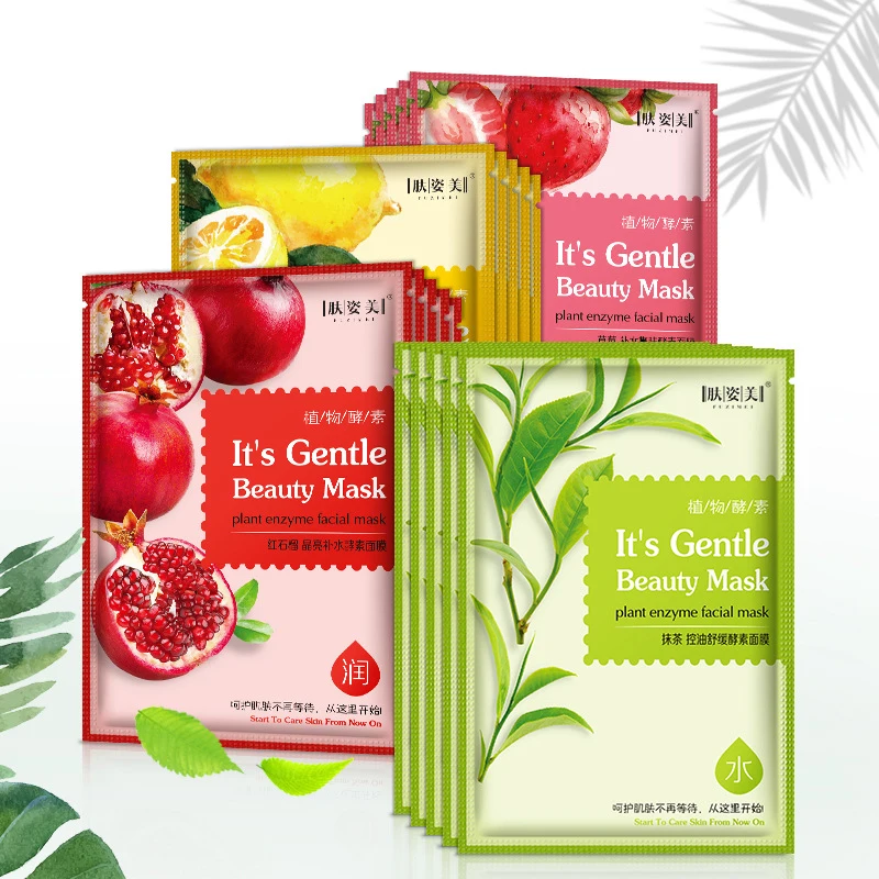 

Lemon Red Pomegranate Mask Fruits Animals Mascara Facial Mask Treatment Sheet Masks Korean Cosmetics Acne Tony Moly Skin Care