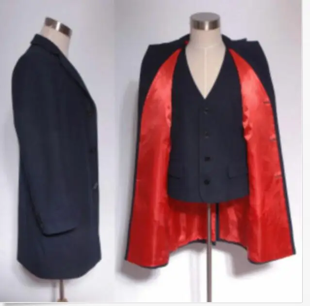 Doctor Who 12th Dr. Dark Blue Coat Vest Set Cosplay Costume Fashion Figure Fans Collection Costume Drop Ship
Doctor Who 12th Dr. Dark Blue Coat Vest Set Cosplay Costume Fashion Figure Fans Collection Costume Drop Ship