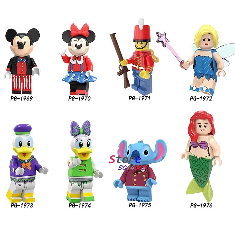 Single Cartoon Movie Series Mickey Pretty Duck Daisy Little fairy Toy Story 4 Buzz Lightyear Woody Building Blocks kid toys
Single Cartoon Movie Series Mickey Pretty Duck Daisy Little fairy Toy Story 4 Buzz Lightyear Woody Building Blocks kid toys