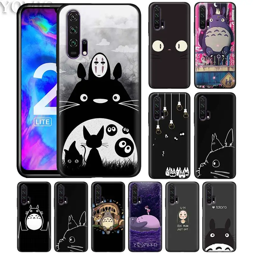 Black Silicone Case for Honor 20 8X 10 10i 8S 8A Lite Pro Y9 Y7 Y6 Y5 Prime 2019 Soft Phone Caso Cover Totoro Studio Ghibli
Black Silicone Case for Honor 20 8X 10 10i 8S 8A Lite Pro Y9 Y7 Y6 Y5 Prime 2019 Soft Phone Caso Cover Totoro Studio Ghibli