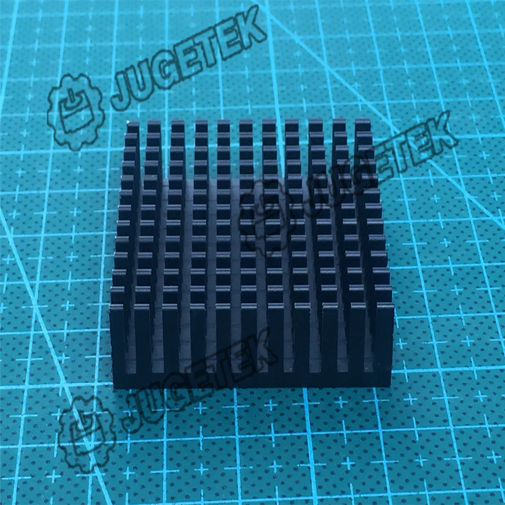 10pcs/lot 40mm length 40mm width 11mm height High Quality Super Heat Conduction Aluminum Black Heatsink
10pcs/lot 40mm length 40mm width 11mm height High Quality Super Heat Conduction Aluminum Black Heatsink