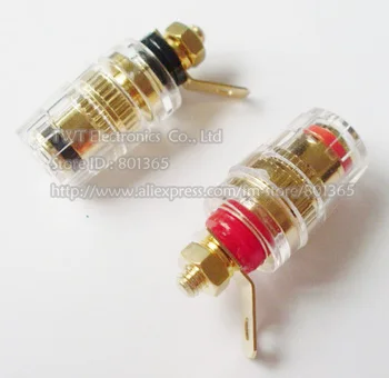 Speaker Cable Terminals Copper Gold Binding Post Banana Jack ,2 Colors ,32mm, 20pcs ,Free shipping
Speaker Cable Terminals Copper Gold Binding Post Banana Jack ,2 Colors ,32mm, 20pcs ,Free shipping