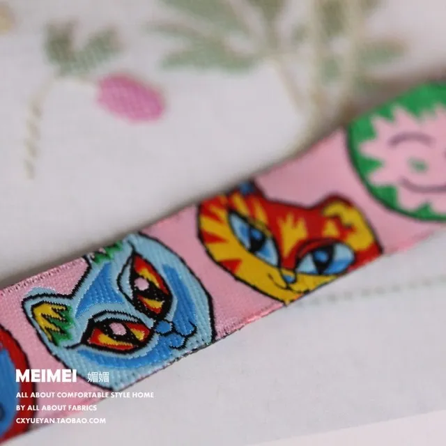 Zakka handmade accessories ribbon laciness Woven Jacquard Ribbon with cat width 5/8" 1.6 CM 10yards/lot cat Ribbon
Zakka handmade accessories ribbon laciness Woven Jacquard Ribbon with cat width 5/8" 1.6 CM 10yards/lot cat Ribbon