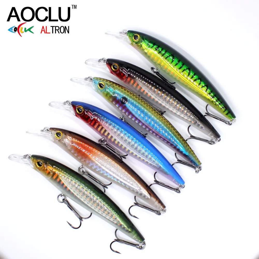 2020 AOCLU NEW LURE 6 pcs/lot wobbler 100mm 16g Sinking Hard Bait Minnow Crank fishing lure VMC hooks 6 colors free shipping
2020 AOCLU NEW LURE 6 pcs/lot wobbler 100mm 16g Sinking Hard Bait Minnow Crank fishing lure VMC hooks 6 colors free shipping